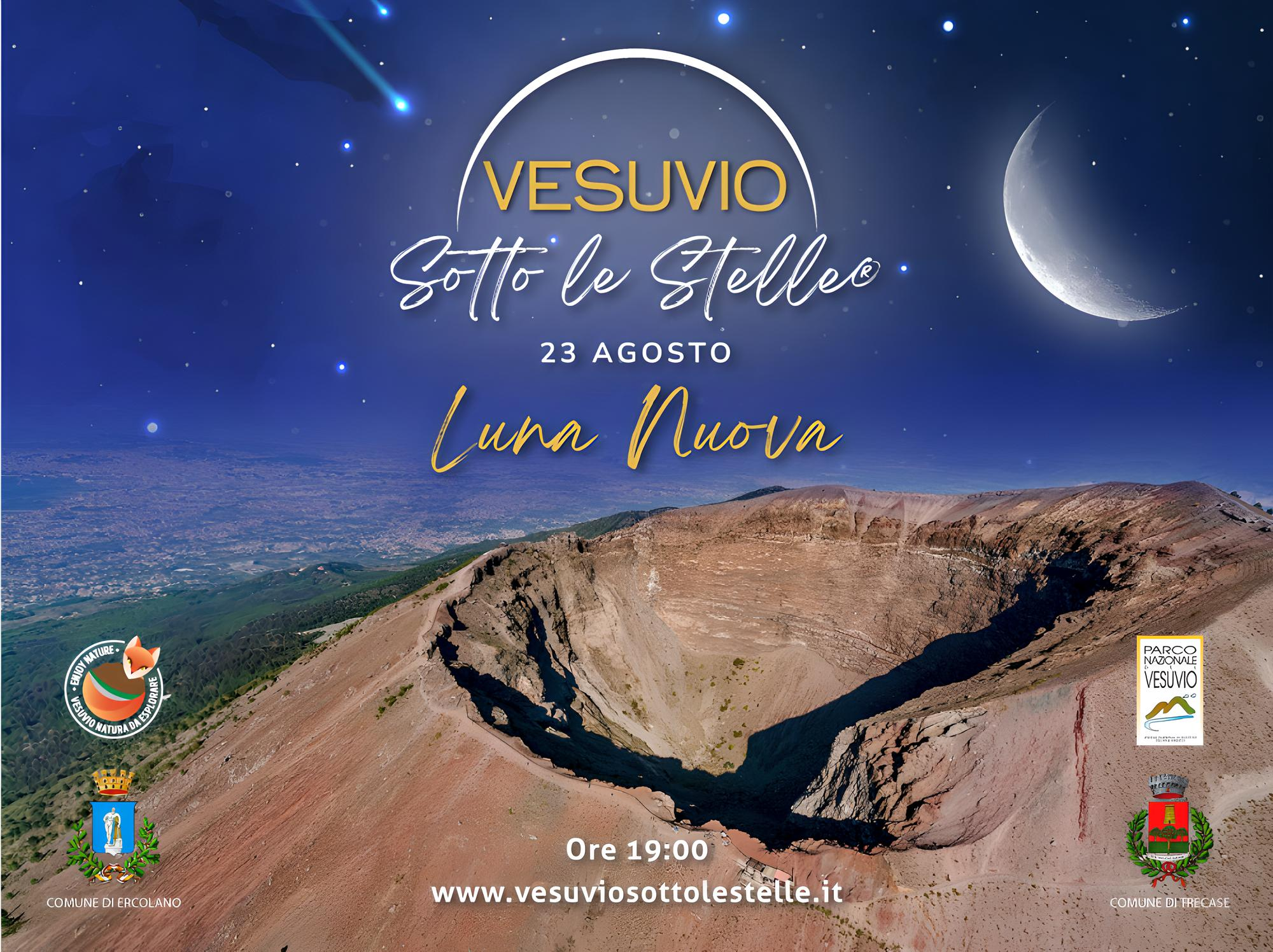 Vesuvio Sotto le Stelle: New Moon Stargazing Hike & Aperitivo
